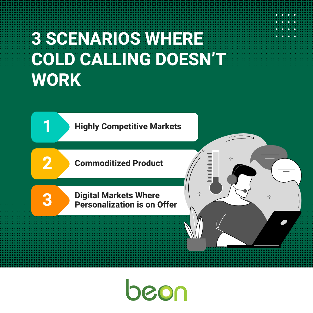 3 Scenarios where cold calling does not work