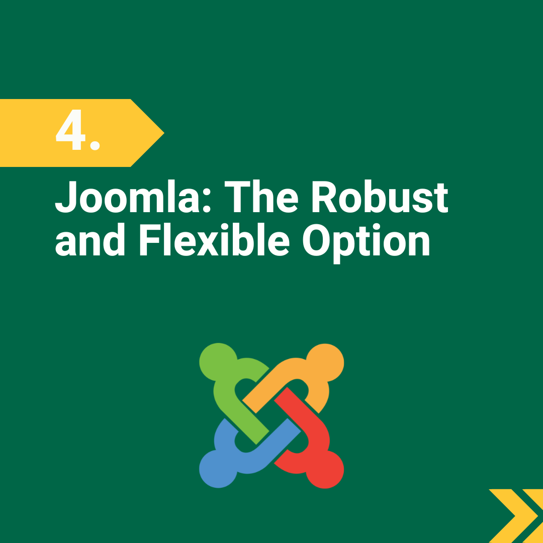 4. Joomla: The Robust and Flexible Option