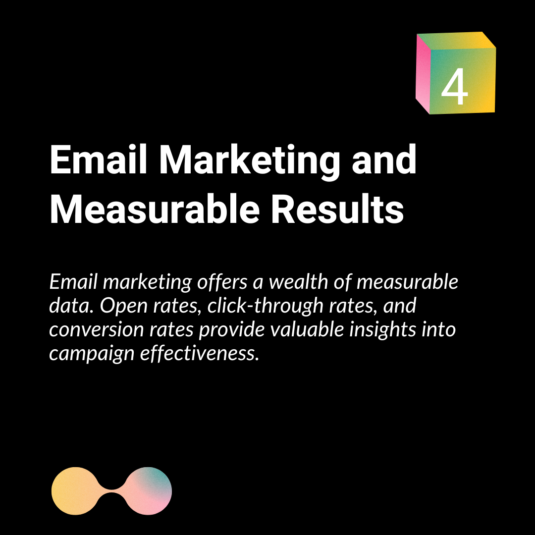 4- Email marketing and measurable results