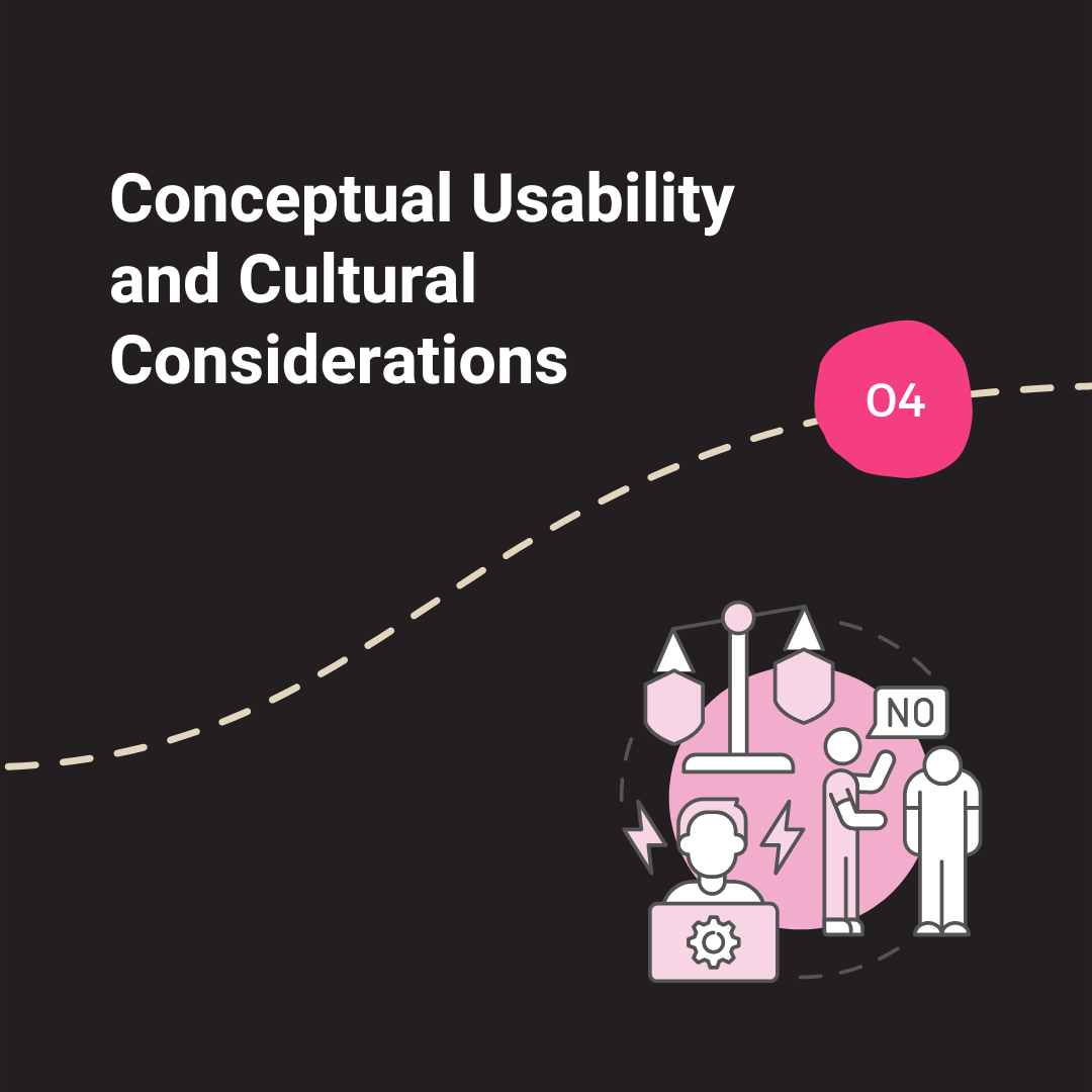 4. Conceptual Usability and Cultural Considerations