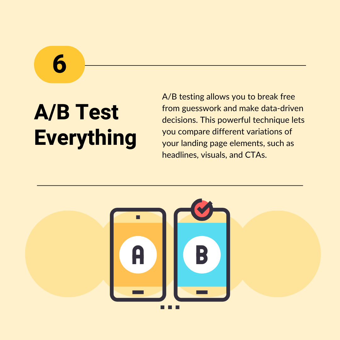 6. A/B Test Everything