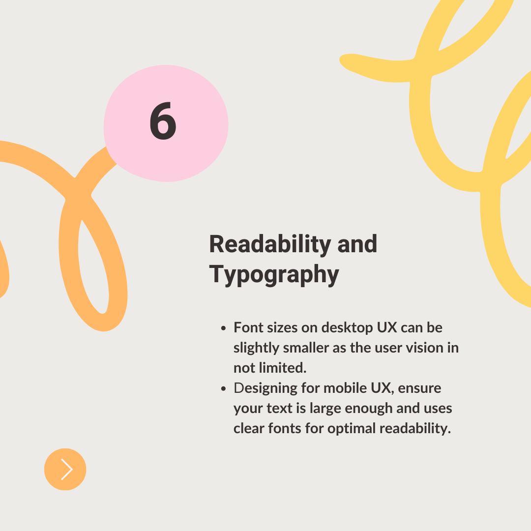 6. Readability and Typography