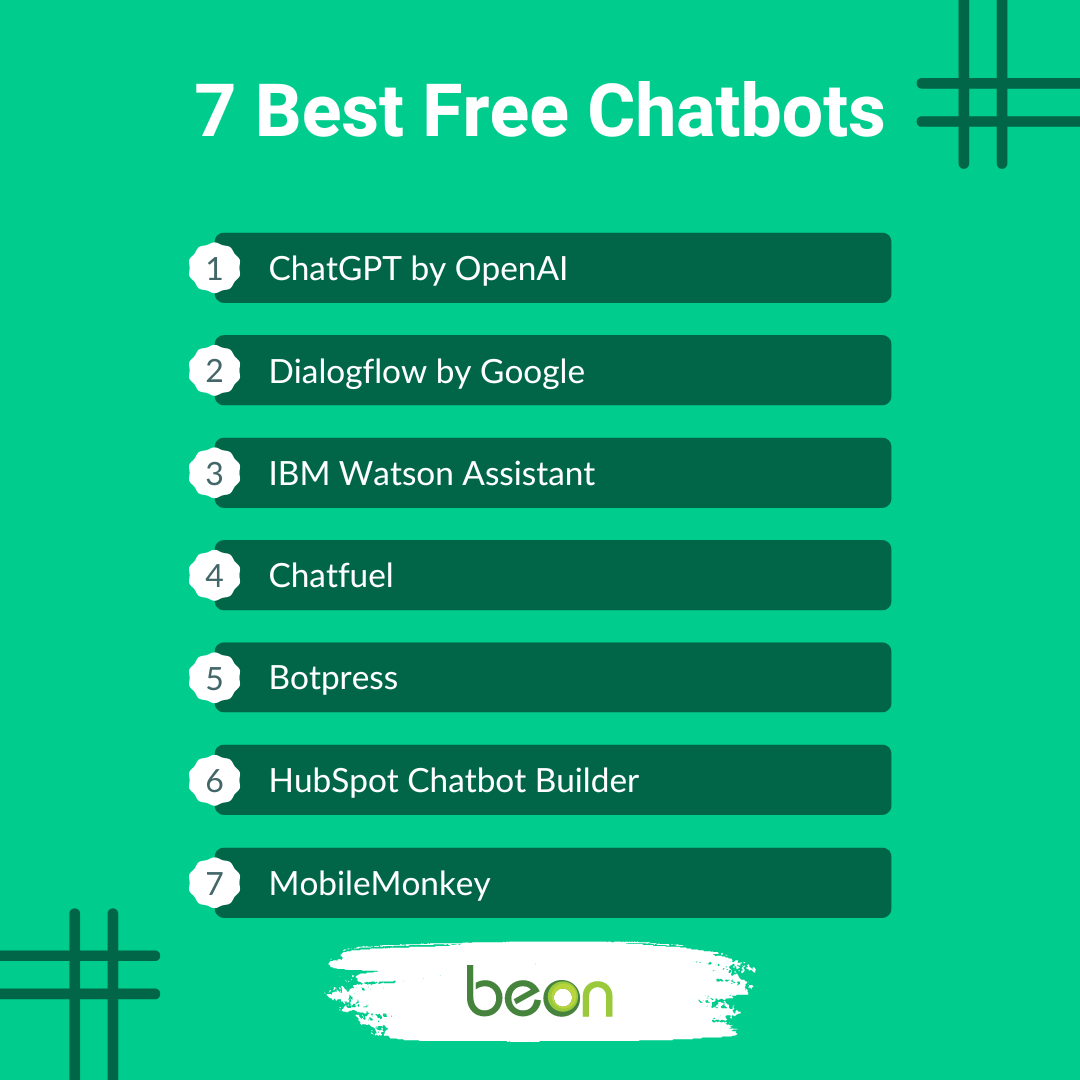 7 best free chatbots