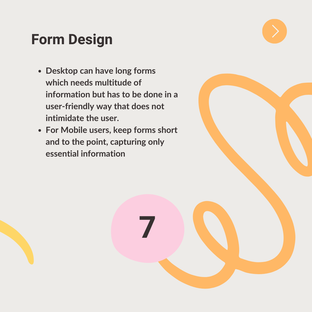 7. Form Design
